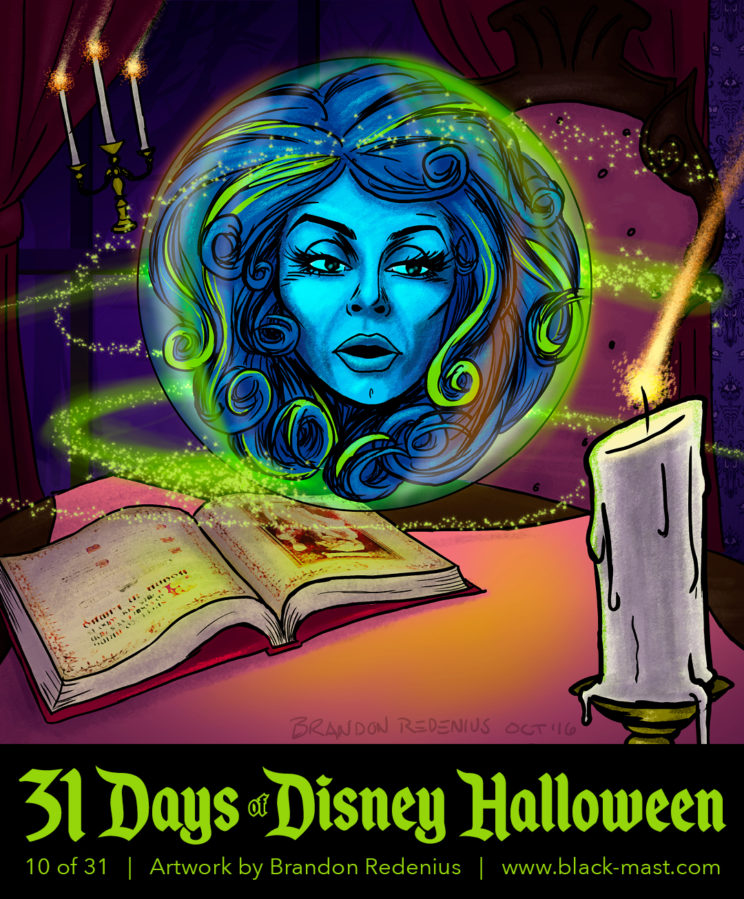 Day 10: Madame Leota from The Haunted Mansion