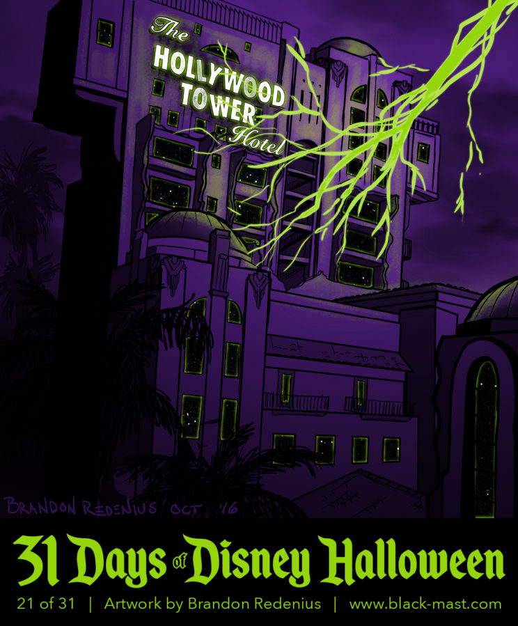 Day 21: Disney's California Adventure version of Twilight Zone Tower of Terror