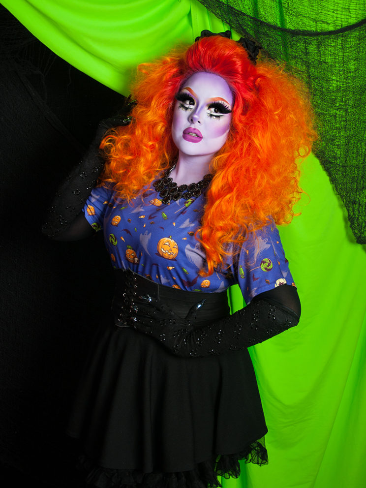 Trick or Treat Tee (Model: Creme Fatale)