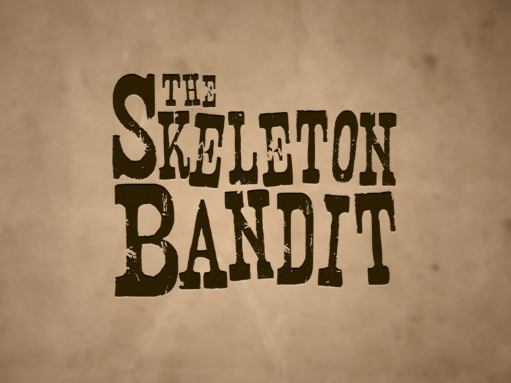 Skeleton Bandit: Logo for unfinished illustrated story.