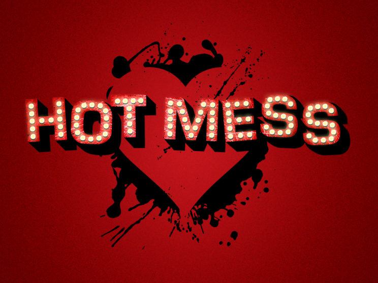 Hot Mess: Logo for Chico, CA indie band's first album.