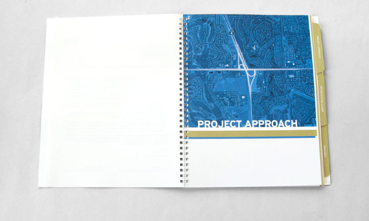 HNTB Graphic Design and Editorial Design - Project Approach Tab