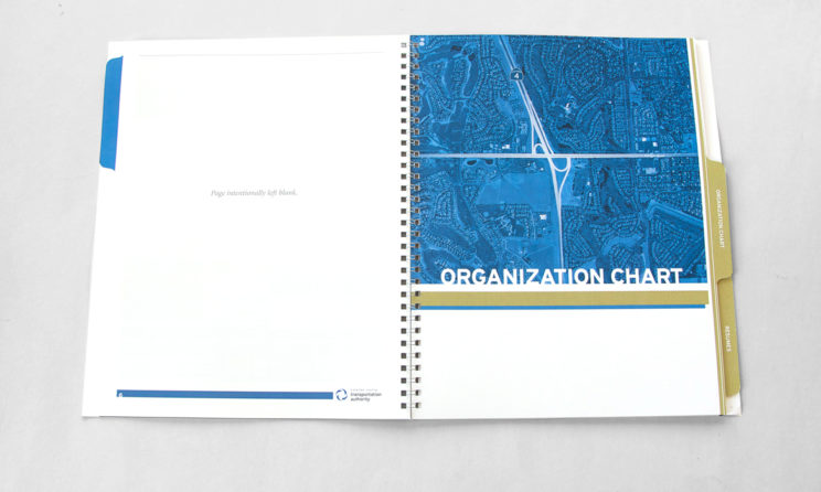HNTB Graphic Design and Editorial Design - Organization Chart Tab