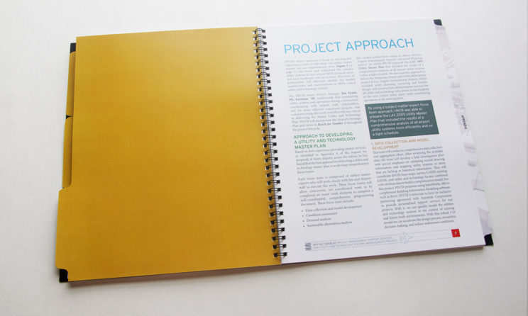HNTB Graphic Design and Editorial Design - Project Approach Layout