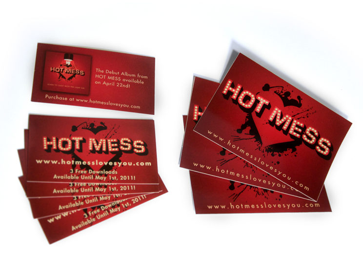 Hot Mess Digital Download Cards and Stickers