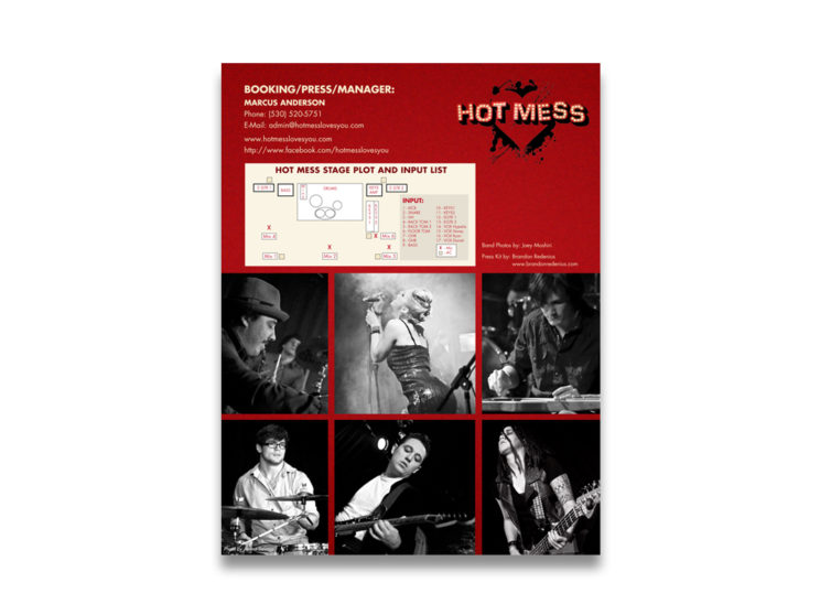 Hot Mess Press Kit Back