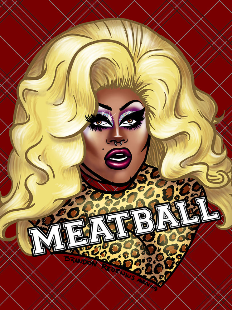 Meatball Digital Illustration (March 2018)