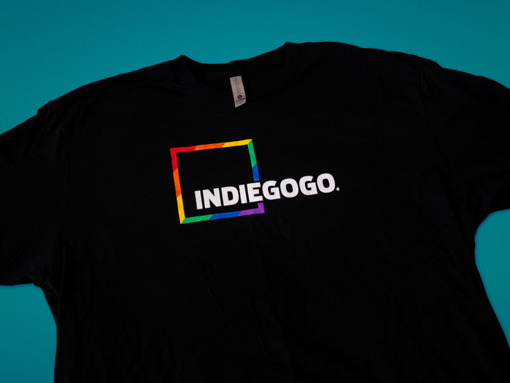 Indiegogo 2017 Pride Celebration T-Shirt