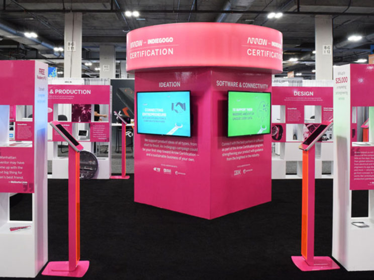 CES 2017 Arrow Section of Indiegogo Zone