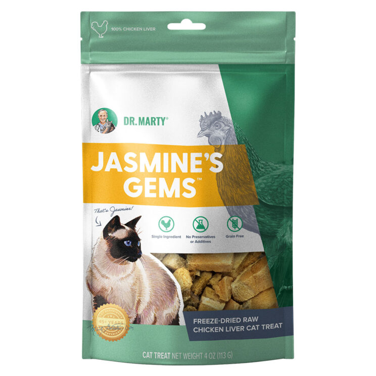 Dr. Marty Pets Jasmine's Gems Single Ingredient Cat Treat