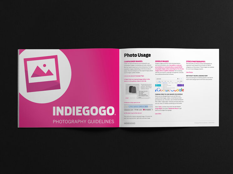 Indiegogo Internal Brand Guidelines Photography Guidelines
